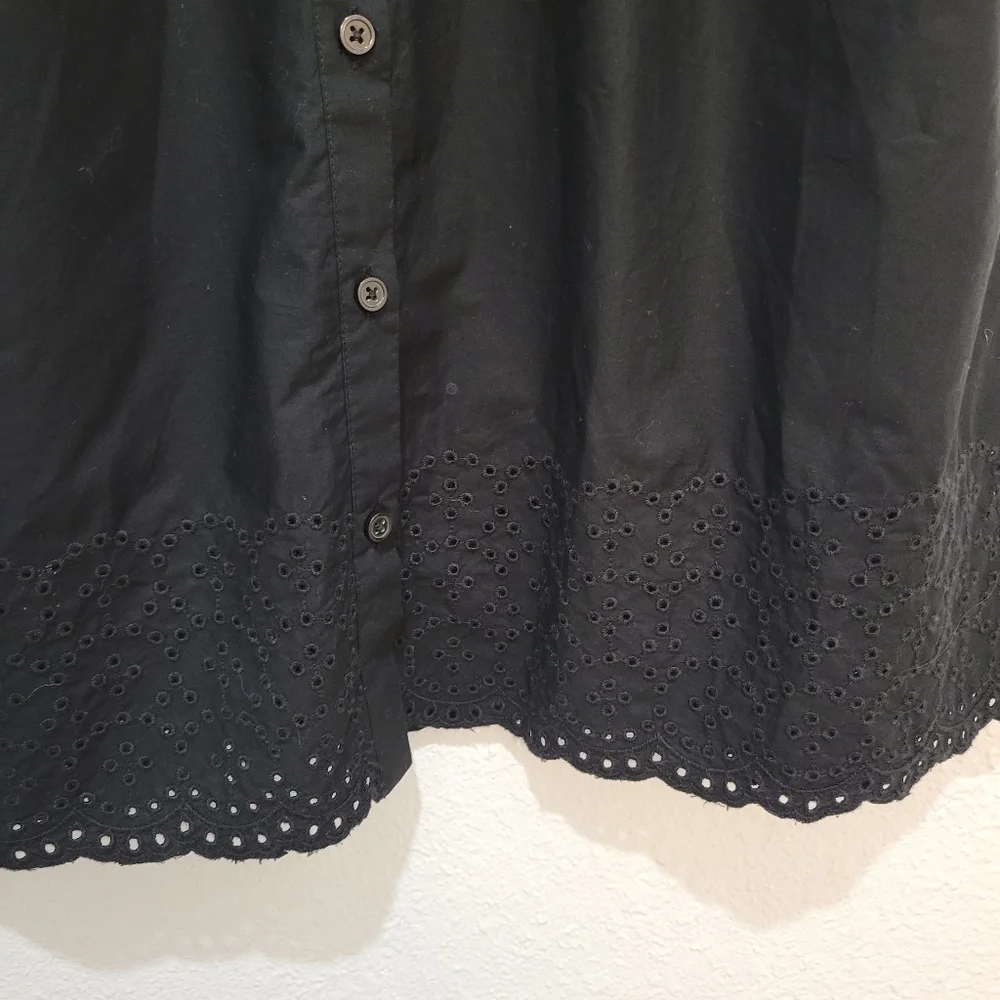 J Crew Jolie dress in eyelet cotton poplin Sz M NWOT